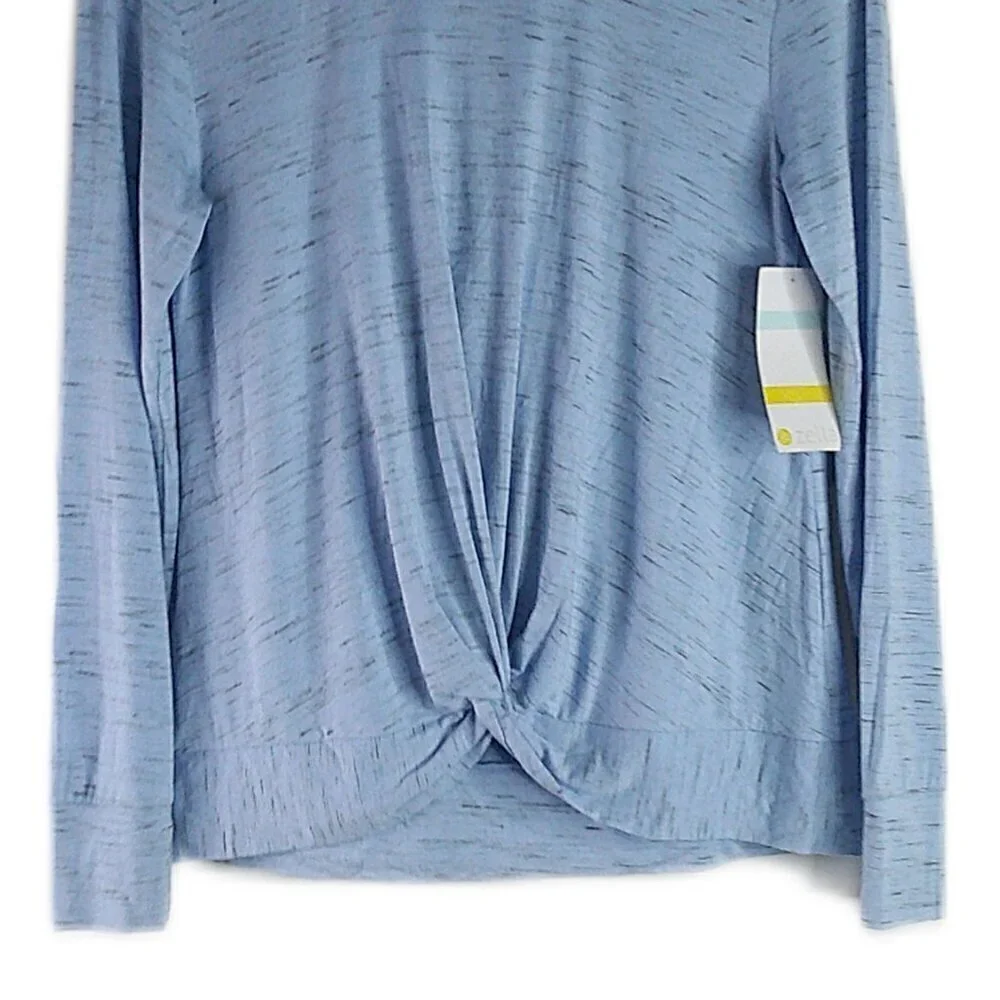 Zella - Long Sleeve Hooded Lightweight Tee - Size Large - Picture 2 of 9
